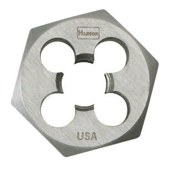 Irwin 8MM-1.25 High Carbon Steel Metric Hexagon Die HA9734